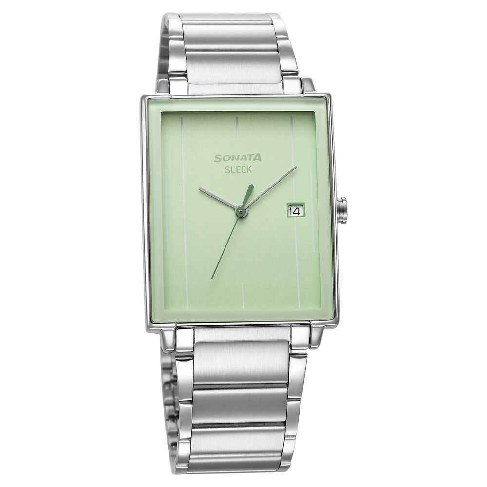 Sonata sleek discount green dial