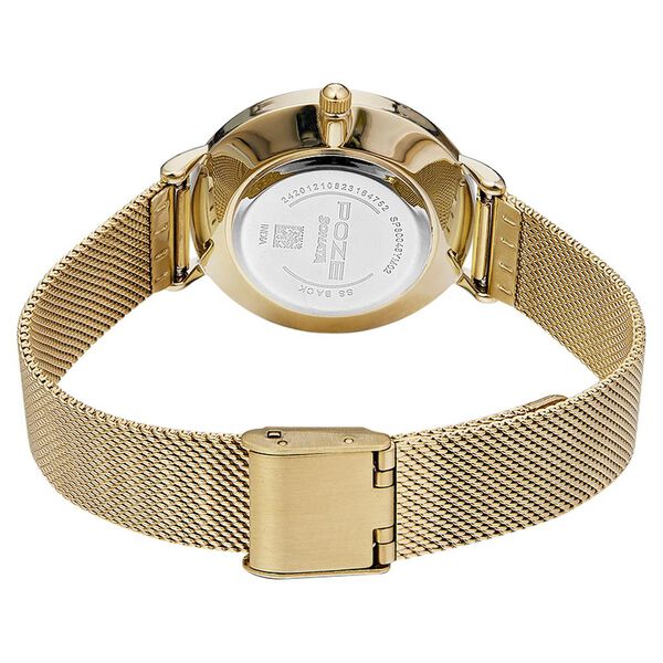 Poze by Sonata Quartz Analog Black Dial Stainless Steel Strap Watch for Women - image number 4
