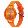 Sonata Splash Quartz Analog Orange Dial Plastic Strap Watch for Women - image number 2