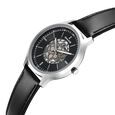 Sonata Unveil Quartz Multifunction Black Dial Leather Strap Watch for Men - image number 2