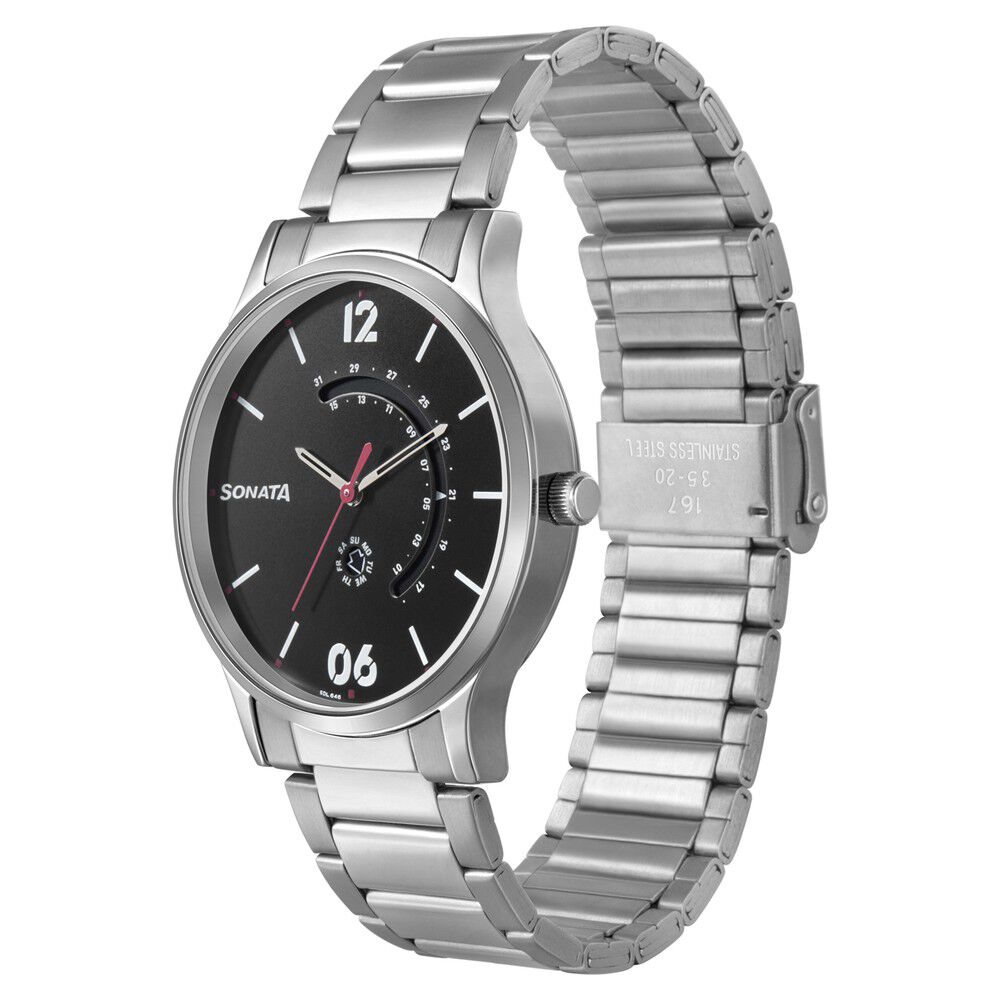 Sonata stainless steel watches new arrivals