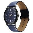 Sonata Aspire Quartz Analog Blue Dial Leather Strap Watch for Men - image number 2
