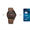 Sonata Eternia Quartz Analog with Date Brown Dial Metal Strap Watch For Men - image number 3
