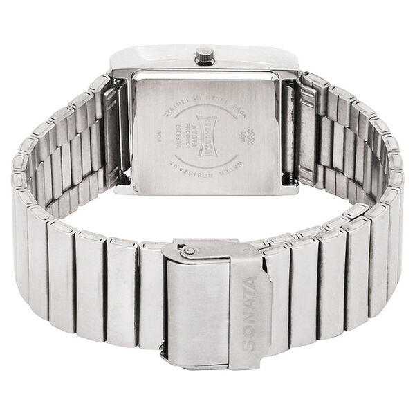 Sonata Quartz Analog Black Dial Stainless Steel Strap Watch for Women - image number 2