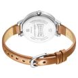 Sonata Play Yellow Dial Women Watch With Leather Strap - image number 3