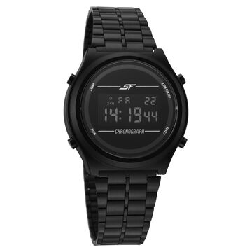 SF CirQle Digital Dial Stainless Steel Strap Watch For Men