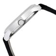 Sonata Quartz Analog with Date Black Dial Leather Strap Watch for Men - image number 3