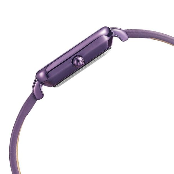 Poze by Sonata Quartz Analog Purple Dial PU Leather Strap Watch for Women - image number 3