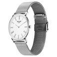 Sonata Sleek Quartz Analog White Dial Silver Stainless Steel Strap Watch For Men - image number 2