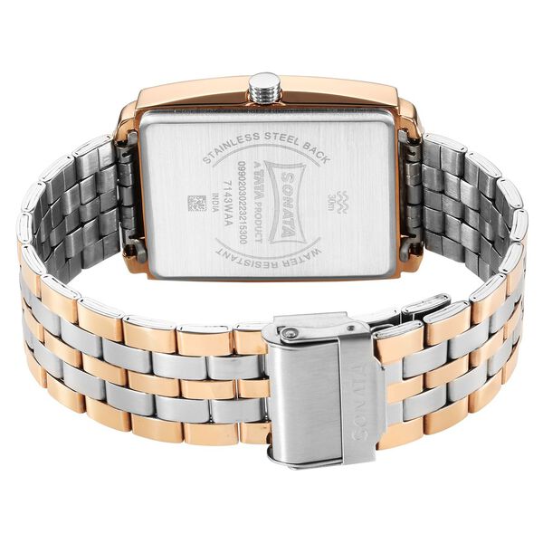 Sonata Utsav Quartz Analog Grey Dial Watch for Men - image number 3