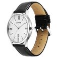 Sonata Aspire Quartz Analog with Day and Date White Dial Leather Strap Watch For Men - image number 2