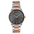 Poze By Sonata Quartz Analog Grey Dial Two Toned Stainless Steel Strap Watch For Men - image number 1