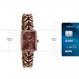 Poze By Sonata Quartz Analog Brown Dial Brown Metal Strap Watch For Women - image number 3
