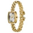 Poze Poze Quartz Analog White Dial Golden Metal Strap Watch For Women - image number 4