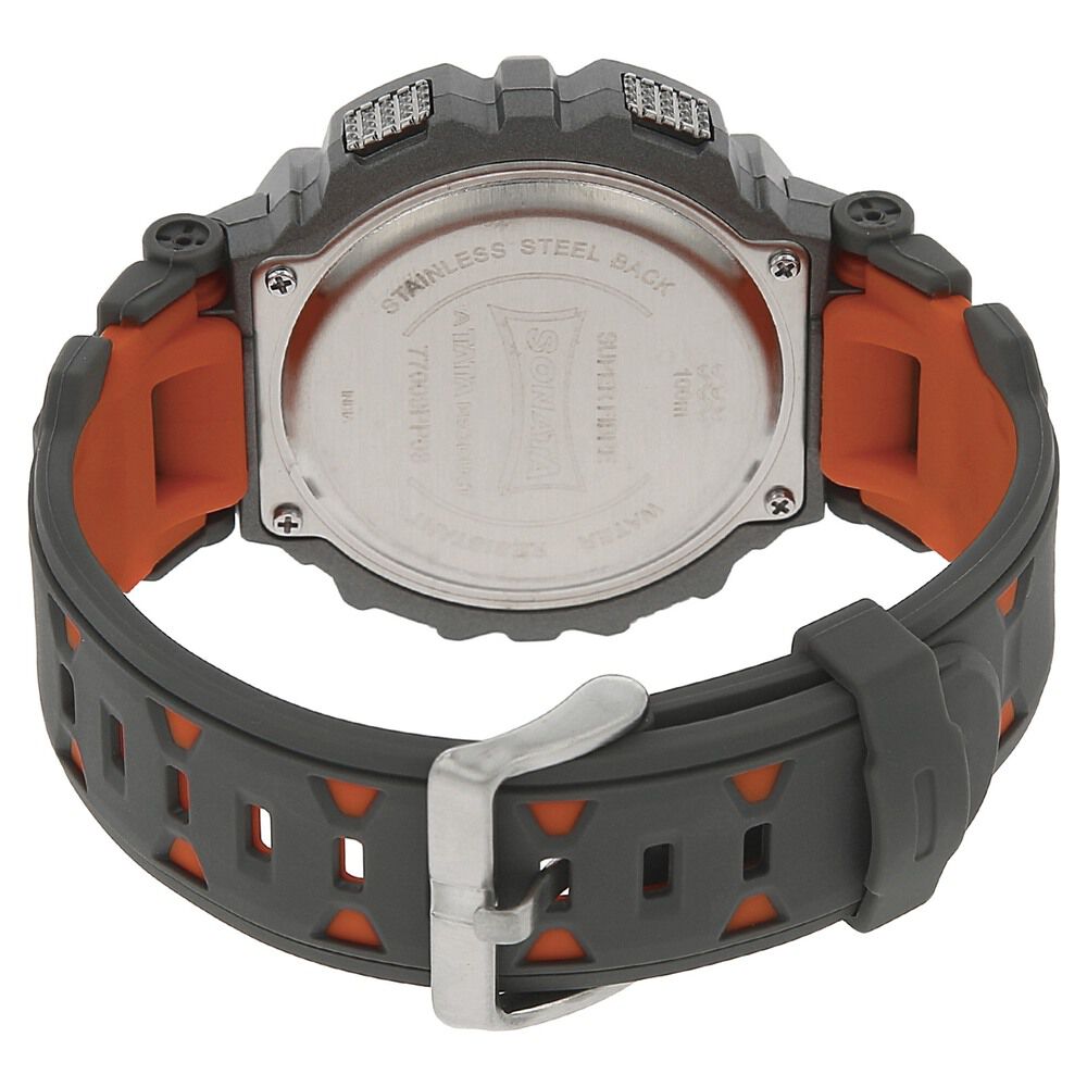 SF Digital Dial Plastic Strap Watch for Men