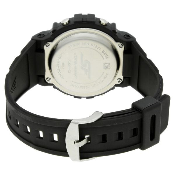 SF Digital Round Dial Plastic Strap Watch For Men - image number 3