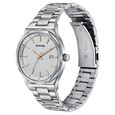 Sonata Jashn Quartz Analog Grey Dial Silver Metal Strap Watch For Men - image number 2