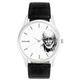 Sonata Quartz Analog White Dial Leather Strap Watch for Men