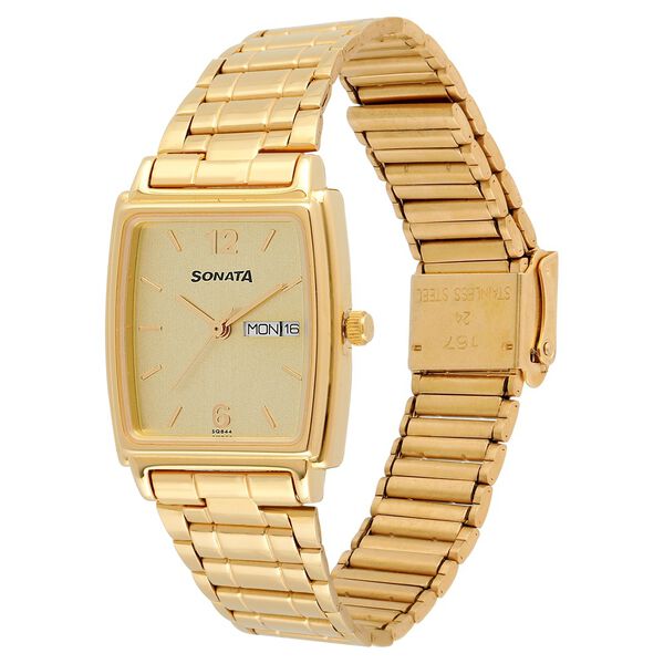 Sonata Champagne Dial Watch for Men - image number 2