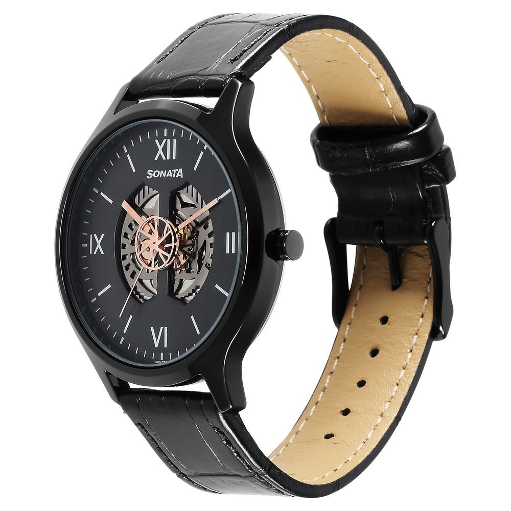 Sonata 7988pp03 discount men's watch belt