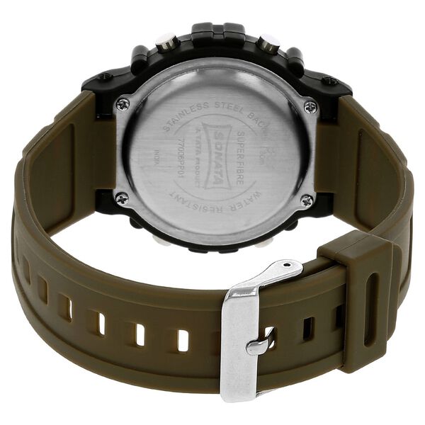 SF Digital Dial Plastic Strap Watch for Men - image number 3