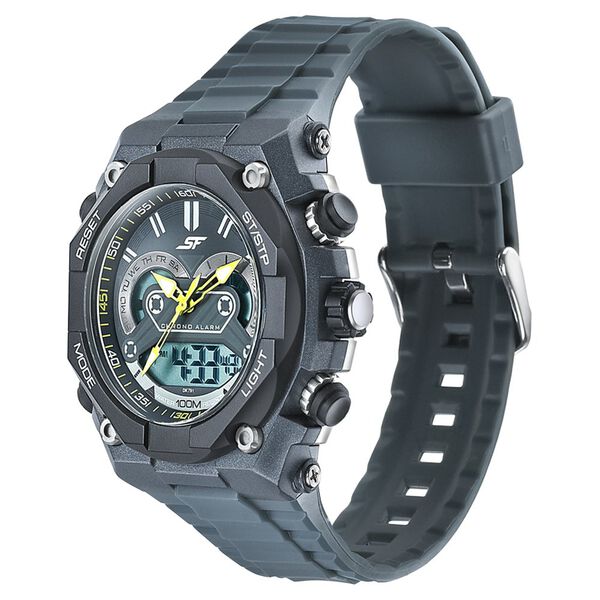 SF Quartz Analog Digital Grey Dial Watch for Men - image number 1