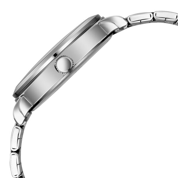 Poze By Sonata Quartz Analog Blue Dial Silver Metal Strap Watch For Men - image number 5