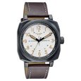 Sonata Poze Quartz Analog White Dial Leather Strap Watch for Men - image number 2