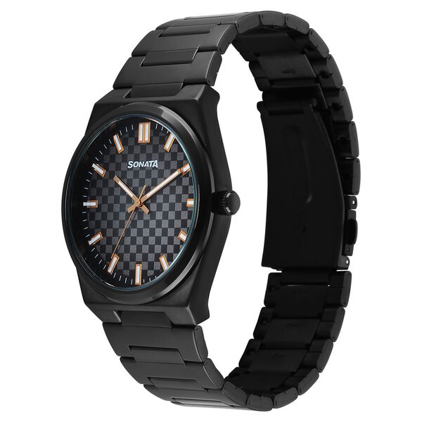 Sonata Festive Quartz Analog Multicoloured Dial Metal Strap Watch For Men - image number 1