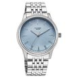 Sonata Poze Quartz Analog Tiffany Blue Dial Silver Coloure Stainless Steel Strap Watch For Men - image number 1