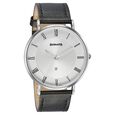 Sonata Quartz Analog with Date Silver Dial Black Leather Strap Watch For Men - image number 2