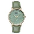 Sonata Poze Quartz Analog Green Mother Of Pearl Dial Green Color Leather Strap Watch For Women - image number 1