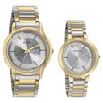 Sonata Quartz Analog Silver Dial Metal Strap Watch for Couple - image number 0