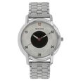 Sonata Quartz Analog Silver Dial Leather Strap Watch for Men