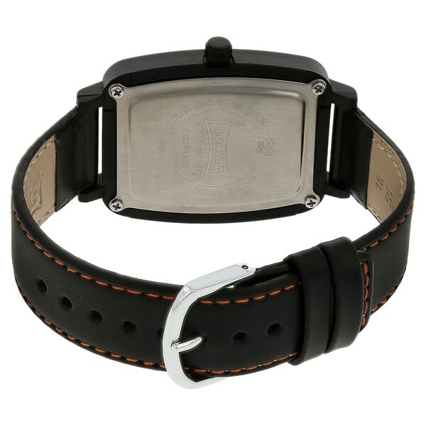 Sonata Quartz Analog Black Dial Leather Strap Watch for Men - image number 3