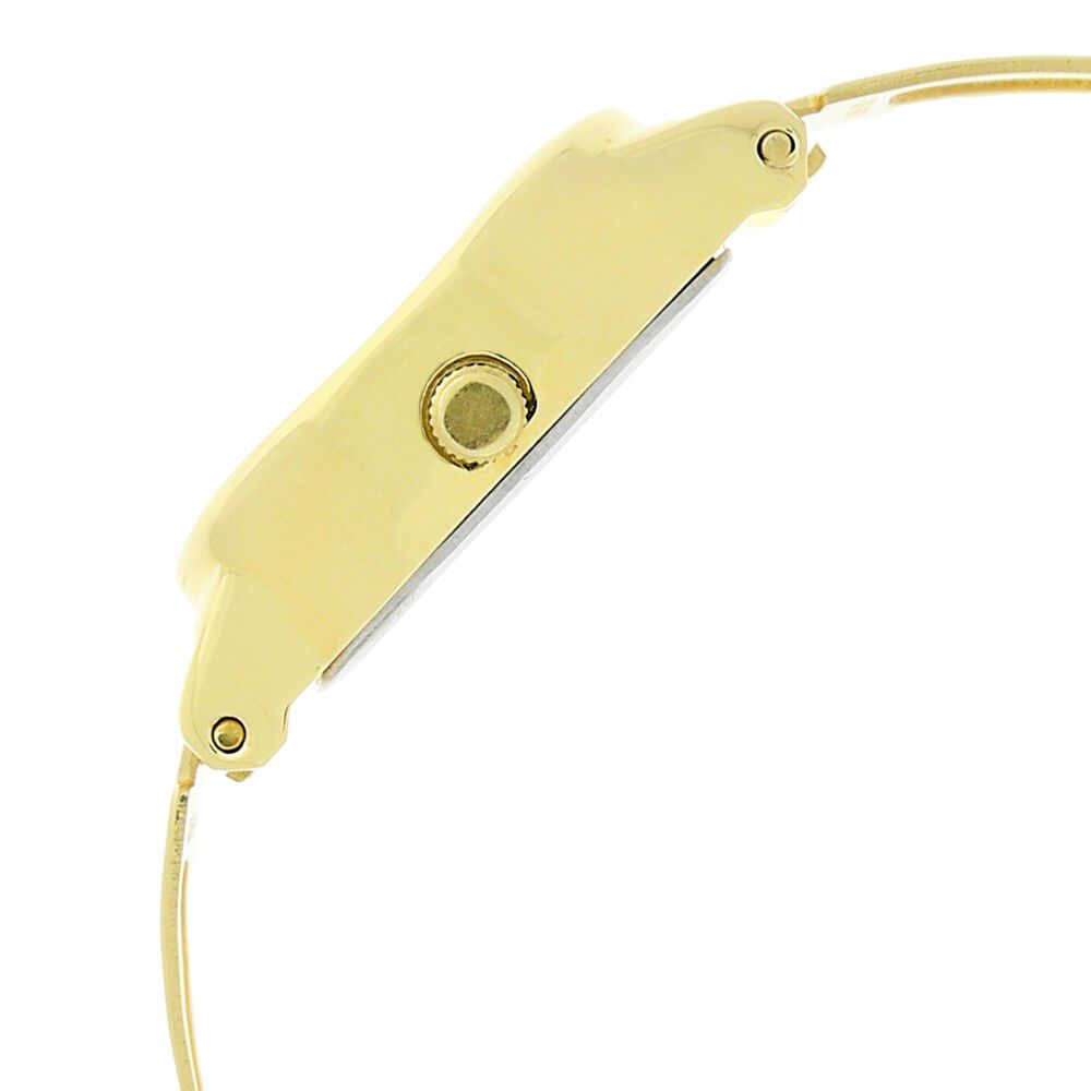 Sonata Quartz Analog Champagne Dial Stainless Steel Strap Watch