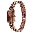 Poze By Sonata Quartz Analog Brown Dial Brown Metal Strap Watch For Women - image number 4
