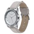 Poze By Sonata Quartz Analog White Dial Grey Nylon Strap Watch For Men - image number 4