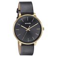 Sonata Quartz Analog Black Dial Black Leather Strap Watch For Women - image number 2