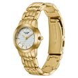 Poze Poze Quartz Analog Off White Dial Golden Metal Strap Watch For Women - image number 4