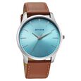 Sonata Ease Watches For Men With Brown Leather Strap And Light Blue Dial - image number 0