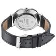 Sonata Quartz Analog with Date Silver Dial Black Leather Strap Watch For Men - image number 5