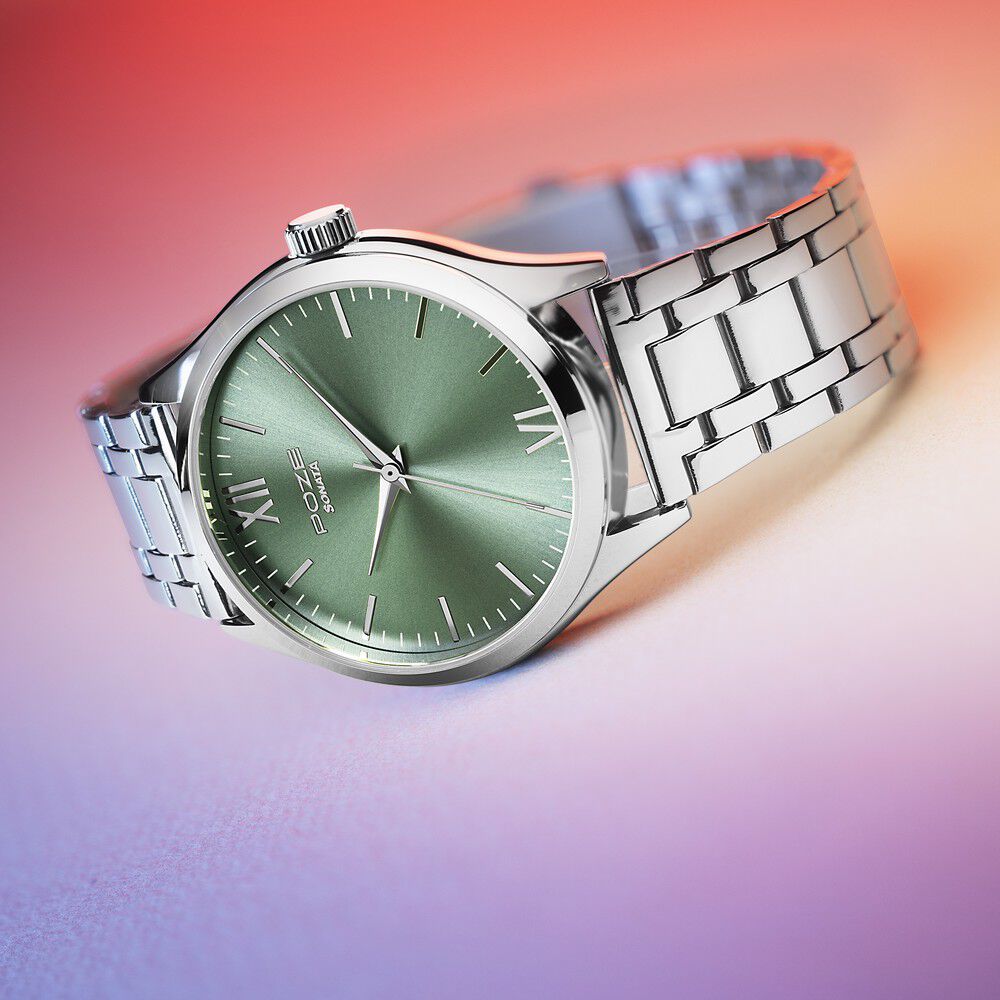 Silver metal watch new arrivals