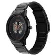 Sonata Unveil Quartz Multifunction Black Dial Stainless Steel Strap Watch for Men - image number 1