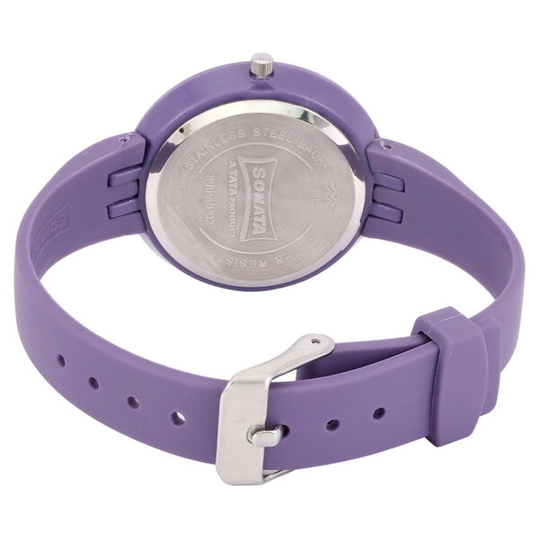 Sonata Quartz Analog Silver Dial Strap Watch for Women - image number 2