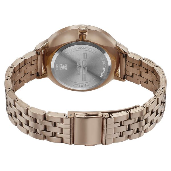 Poze by Sonata Quartz Analog Silver Dial Stainless Steel Strap Watch for Women - image number 4