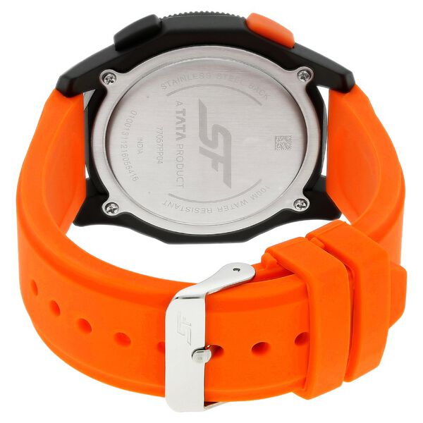 SF Carbon Series Digital Dial Unisex Watch With Plastic Strap - image number 3