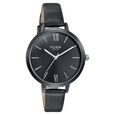 Sonata Poze Quartz Analog Black Dial Leather Strap Watch for Women - image number 2