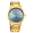 Sonata Utsav Quartz Analog with Day and Date Blue Dial Stainless Steel Strap Watch for Men - image number 0