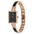Sonata Aura Quartz Analog Black Dial Two Toned Stainless Steel Strap Watch For Women - image number 1